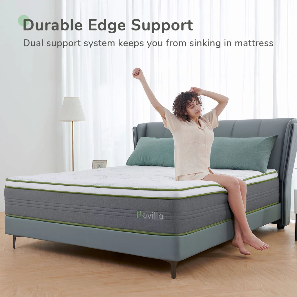 10" Memory Foam Pocket Spring Hybrid Mattress California King Size C508