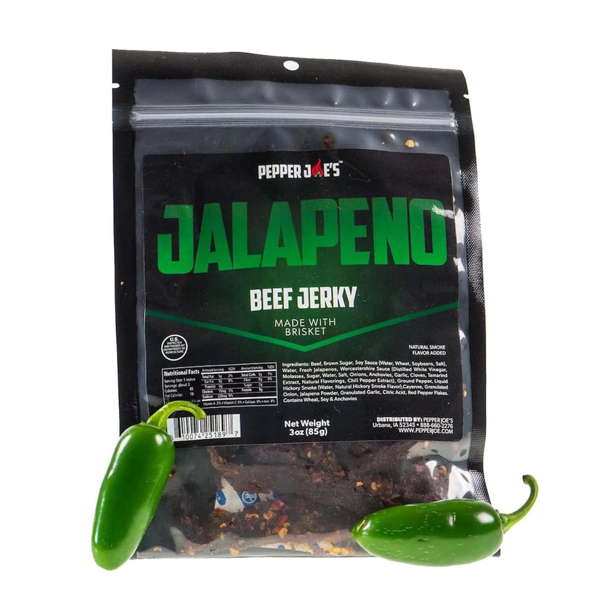Jalapeno Brisket Jerky 3 Ounces W5961