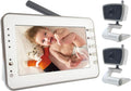 Baby Monitor with 2 Cameras, 4.3 Display, Night Vision, 2-way Audio L9248