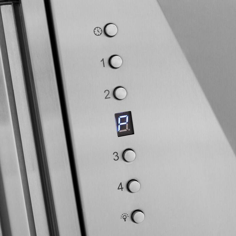 36 in. 700 CFM Ducted Wall Mount Range Hood in Stainless Steel T831852
