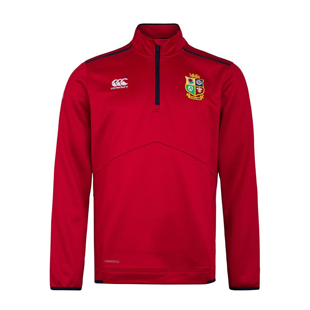 Red 1/4 Zip Fleece Top M186