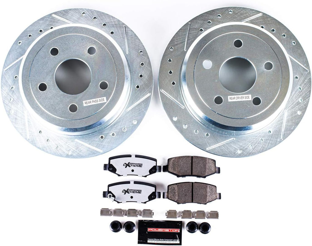 Rear Z36 Truck & Tow Carbon Fiber Ceramic Brake Kit Z222