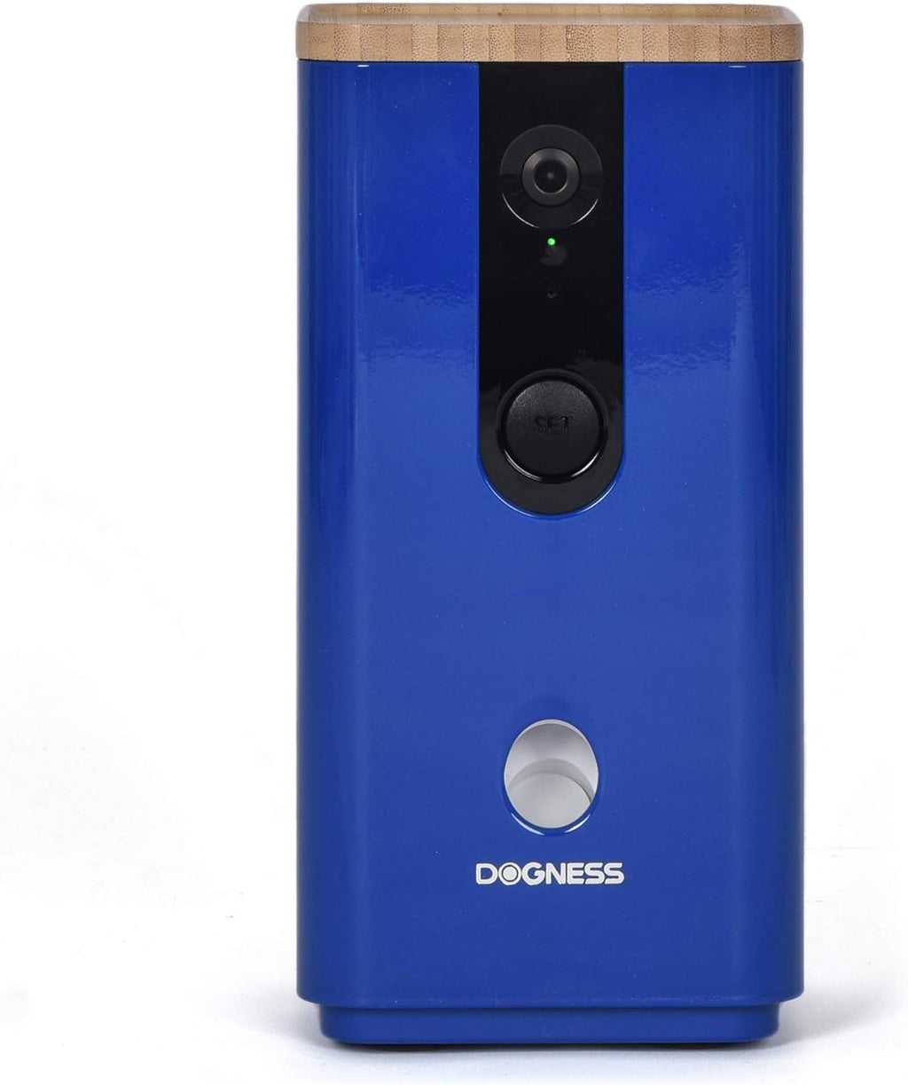 Wi-Fi Pet Camera with Treat Dispenser, 1080P HD, 2-Way Audio, Night Vision, Black L849899