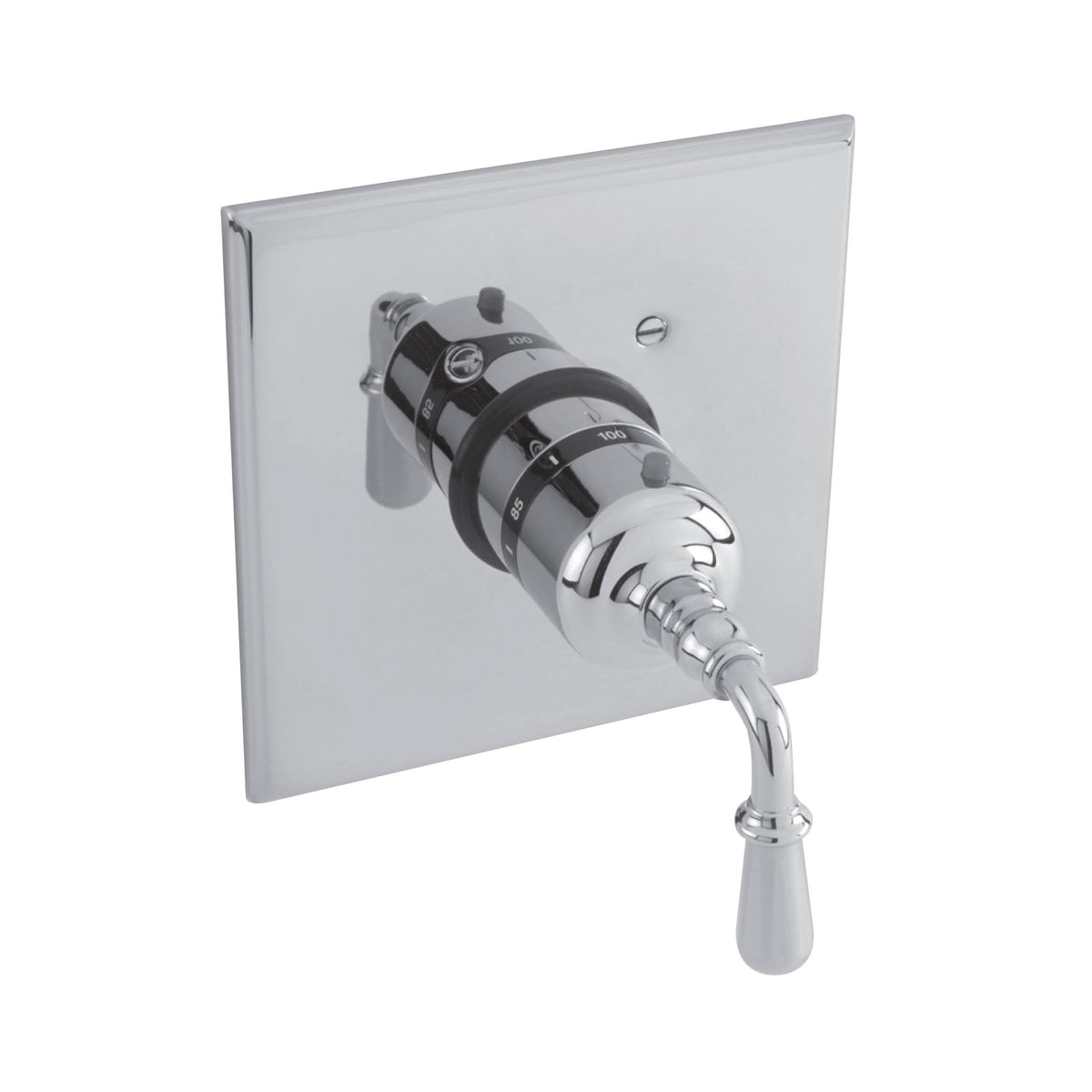 Oil Rubbed Bronze Thermostatic Trim Plate with Handle X451