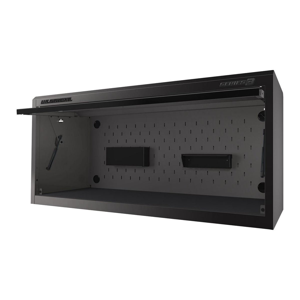 56 in. x 22 in. Blue Work Center Hutch Q498