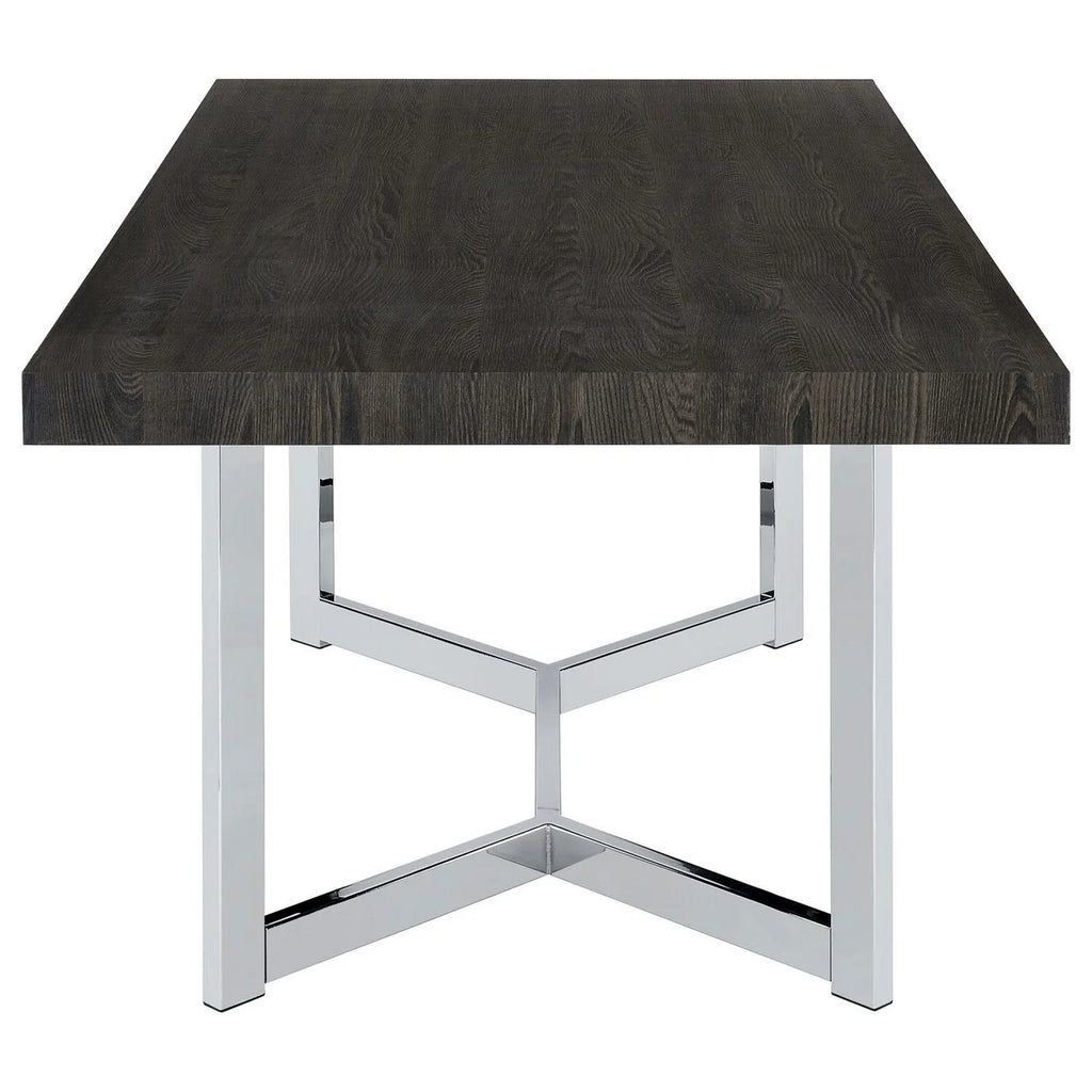 Dark Oak Rectangular Dining Table G33268