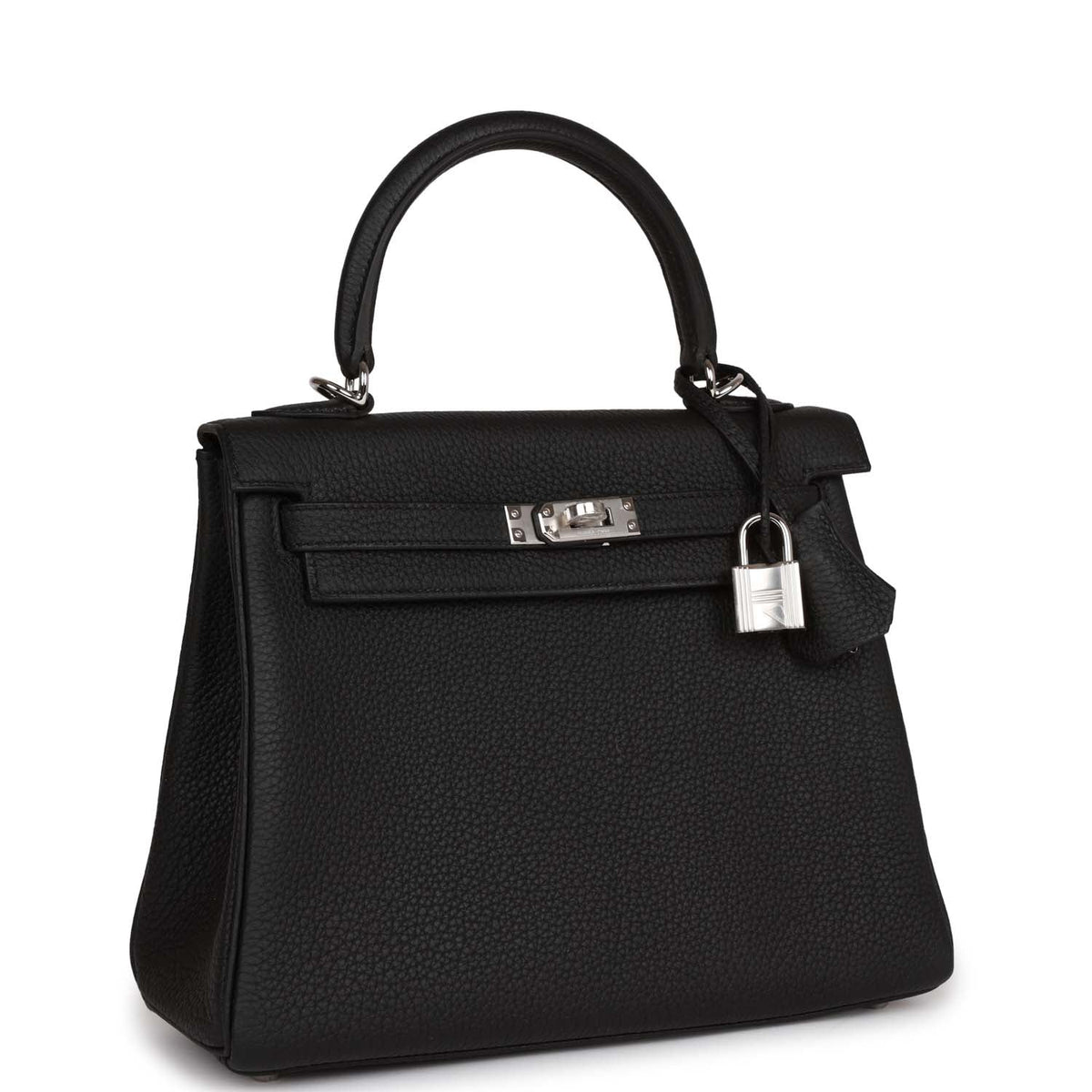 Black Togo Leather Bag C3159