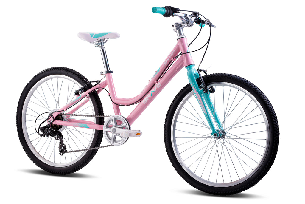 24 Girls 7-Speed Cruiser Bicycle Pink P49006