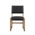 Dark Driftwood Wood Side Chair Set of 2 P3752