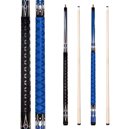 Pool Cues Set of 4 and Set of 2 with 13mm Cue Tip 58" H590899