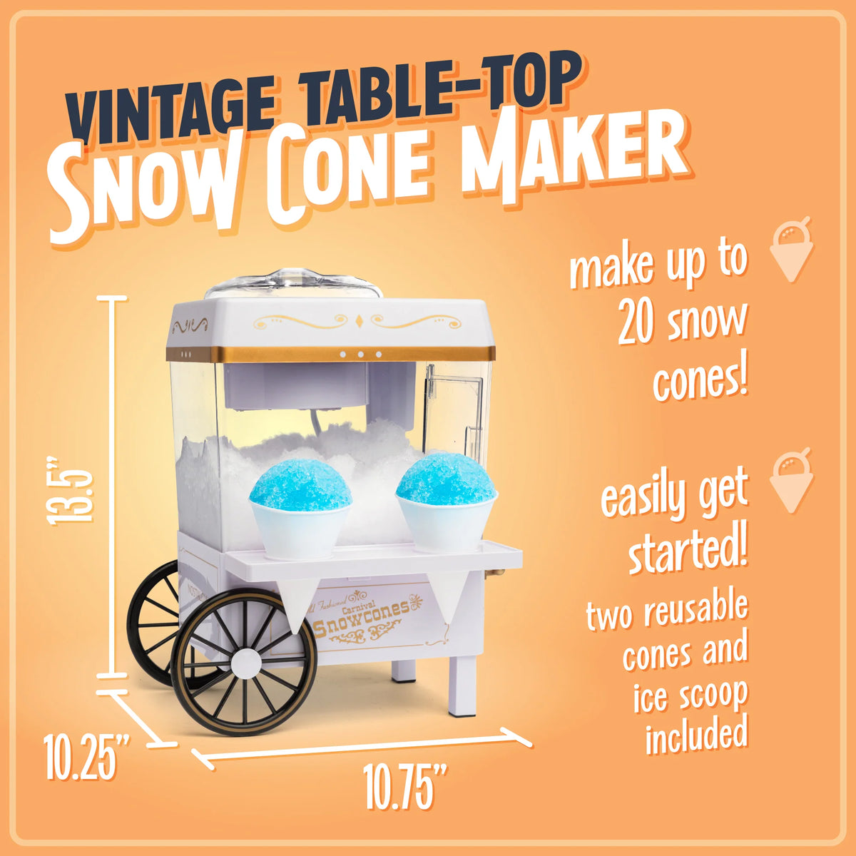 White Snow Cone Maker R54585