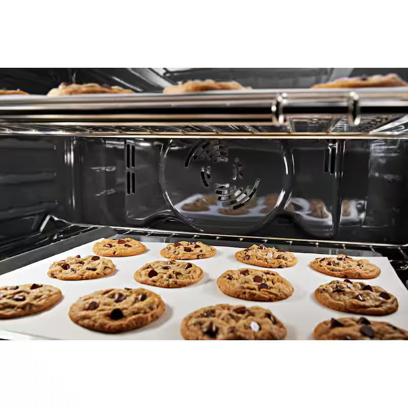 Electric Wall Oven and Microwave Combo in Black Stainless Steel with Air Fry B131119