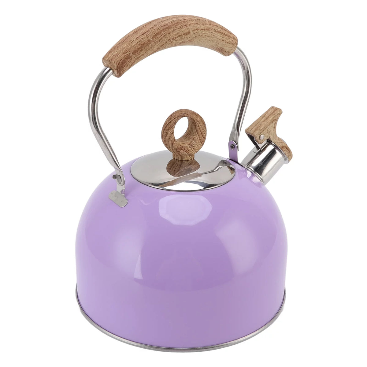 Stainless Steel Whistling Tea Kettle 2.5 Liter Purple D8267