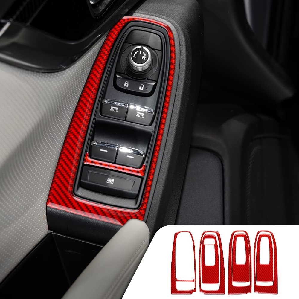 Carbon Fiber Window Switch Cover Pack of 2 N8061