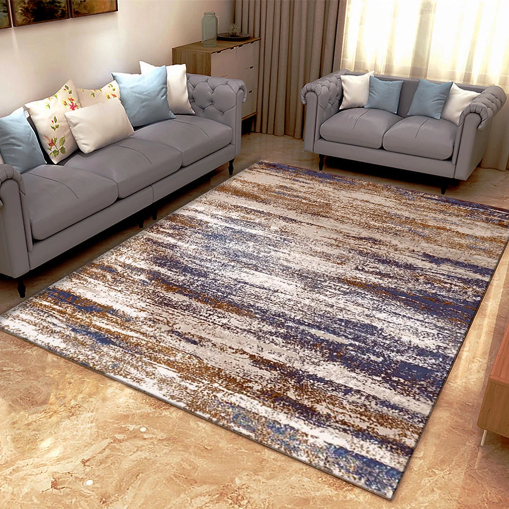 Abstract Faded Boho Vintage Diamond Area Rug F752