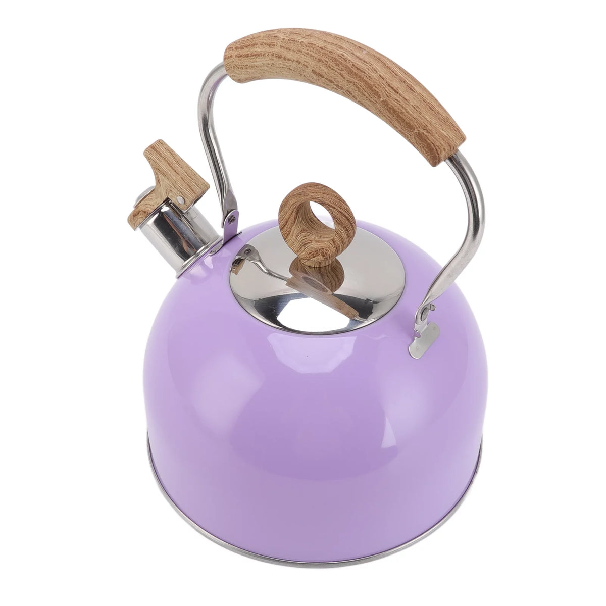 Stainless Steel Whistling Tea Kettle 2.5 Liter Purple D8267