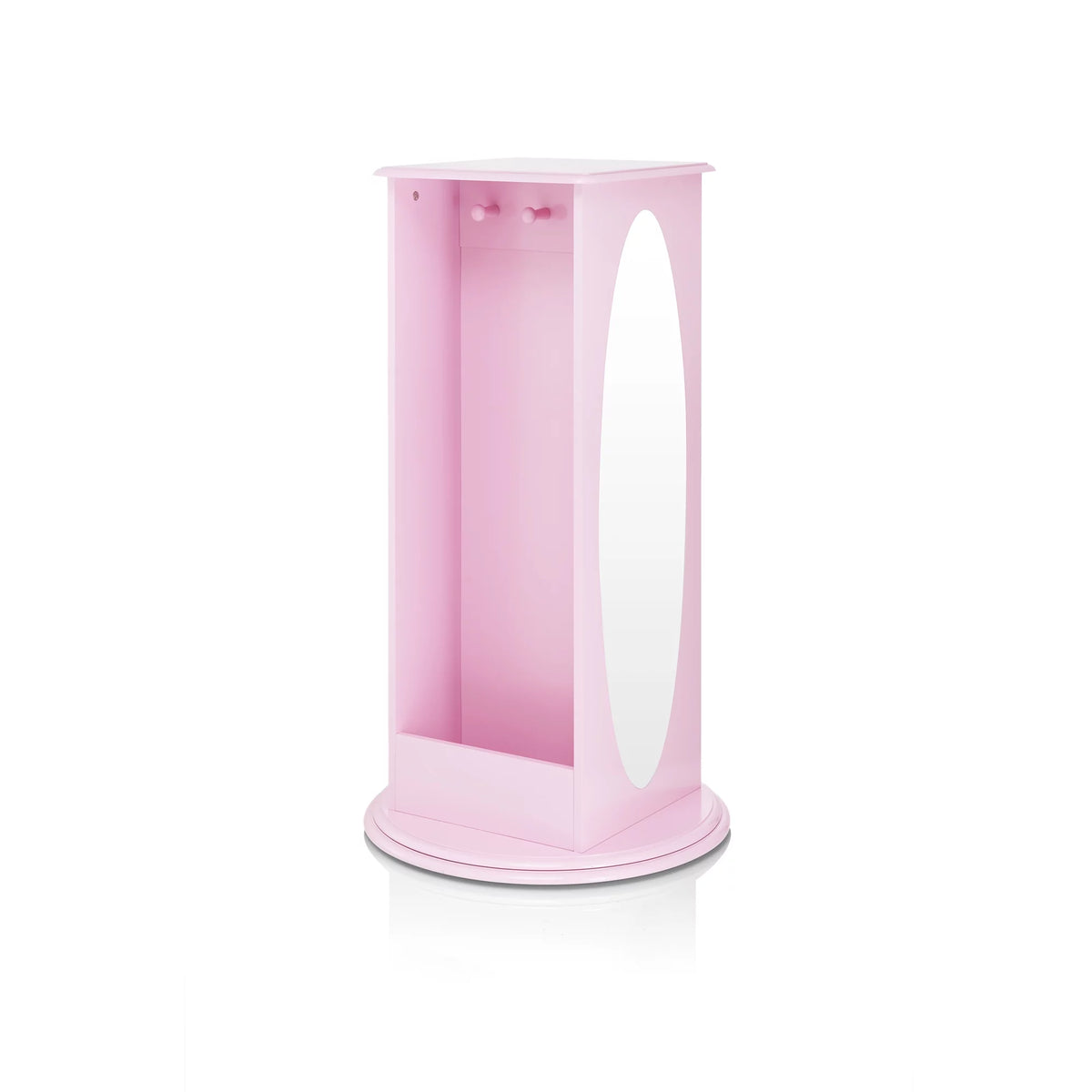 Pink Rotating Dress-Up Storage Armoire with 2 Mirrors B56705