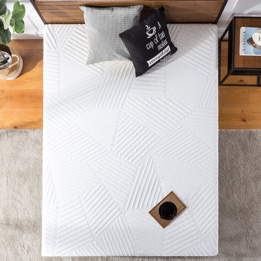 Queen Copper Memory Foam Pocket Spring Hybrid Mattress H525444