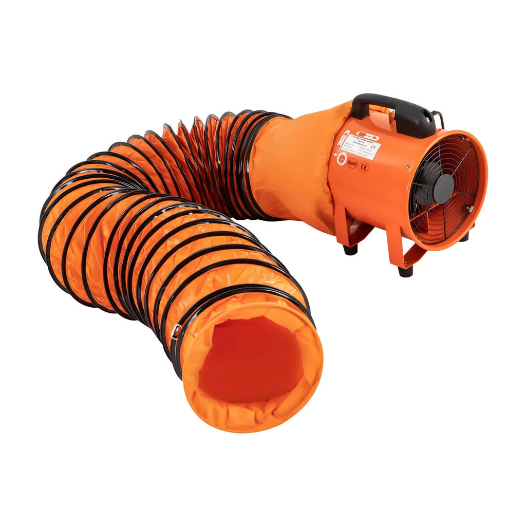 10 Inch Portable Ventilation Fan with 16 ft Duct Hose E15198