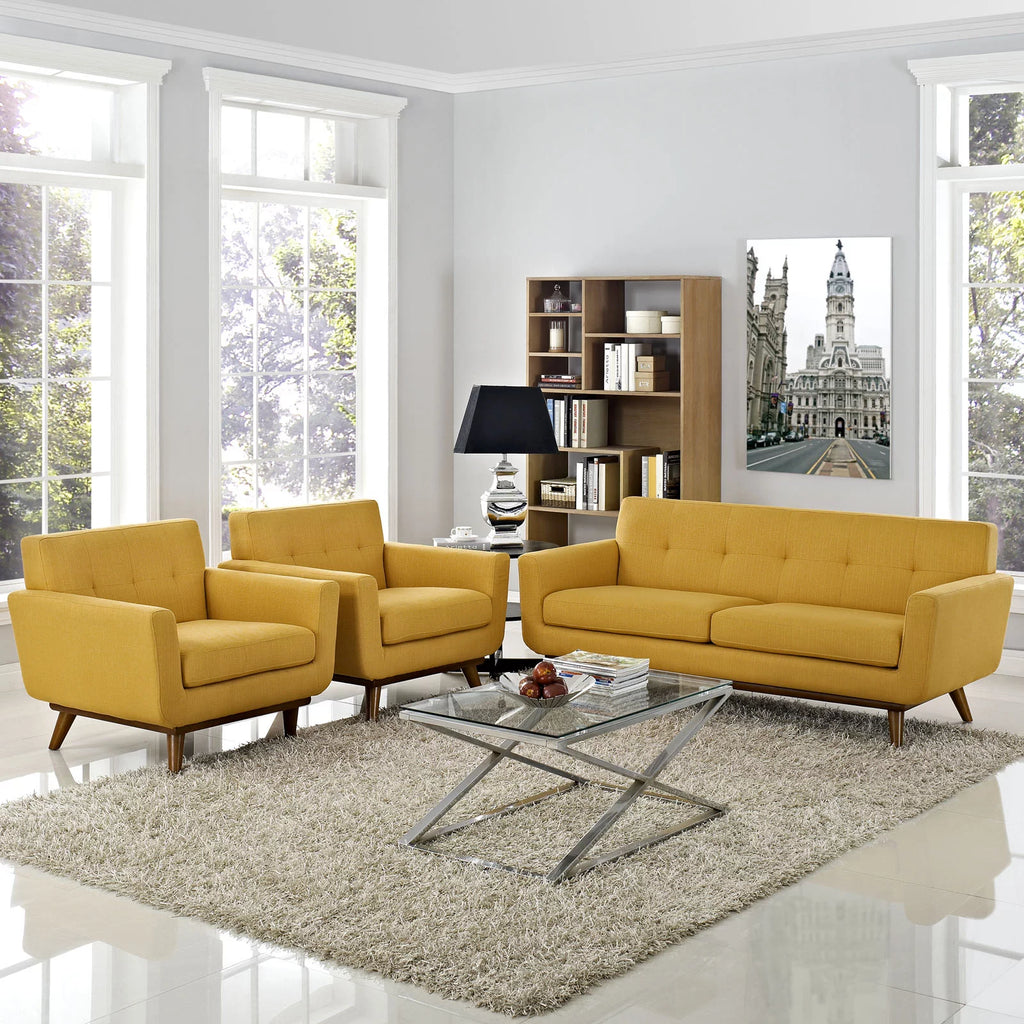 Citrus Armchairs and Loveseat Set of 3 M32688