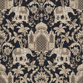Beige Black Copper Wallpaper Z7789