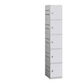 Five Tier 1 Wide Gray Locker E284891