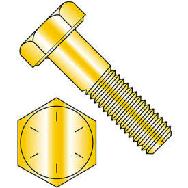 Hex Head Cap Screw Steel Zinc Yellow UNF Grade 8 50 Pack V32705