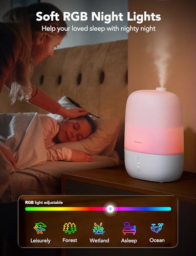 3L Cool Mist Humidifier with Essential Oil Diffuser M898217