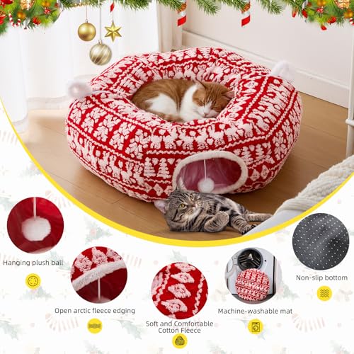 Christmas Tree Cat Tunnel Bed S70896