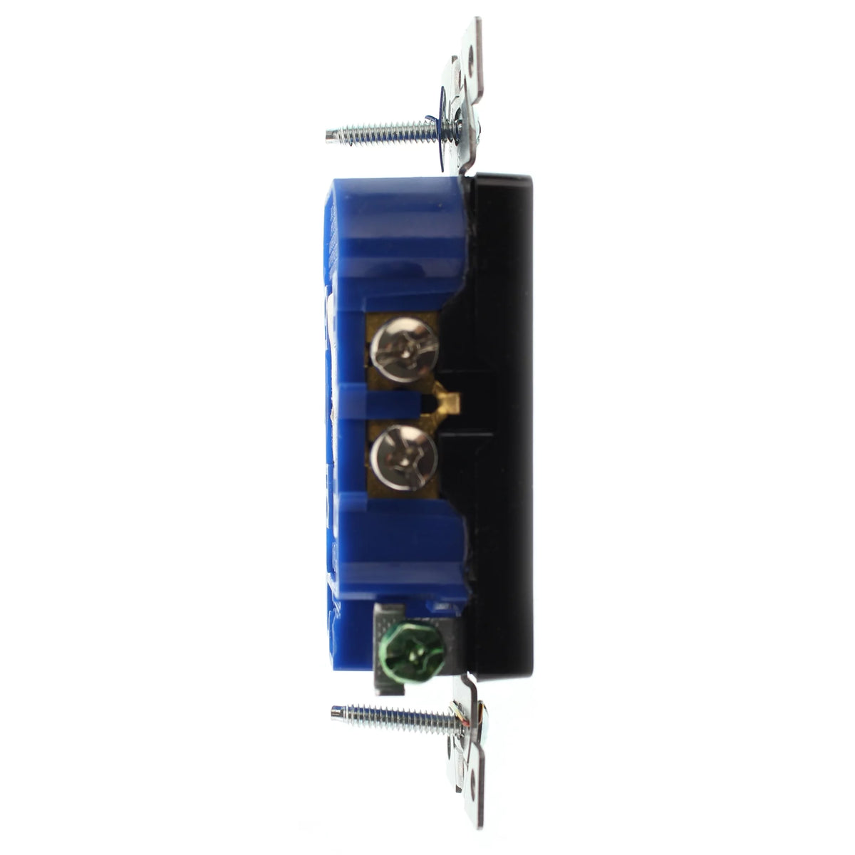 Duplex Decorator Receptacle Outlet, 15-Amp, 120-Volt, Black, 16-Pack N5639