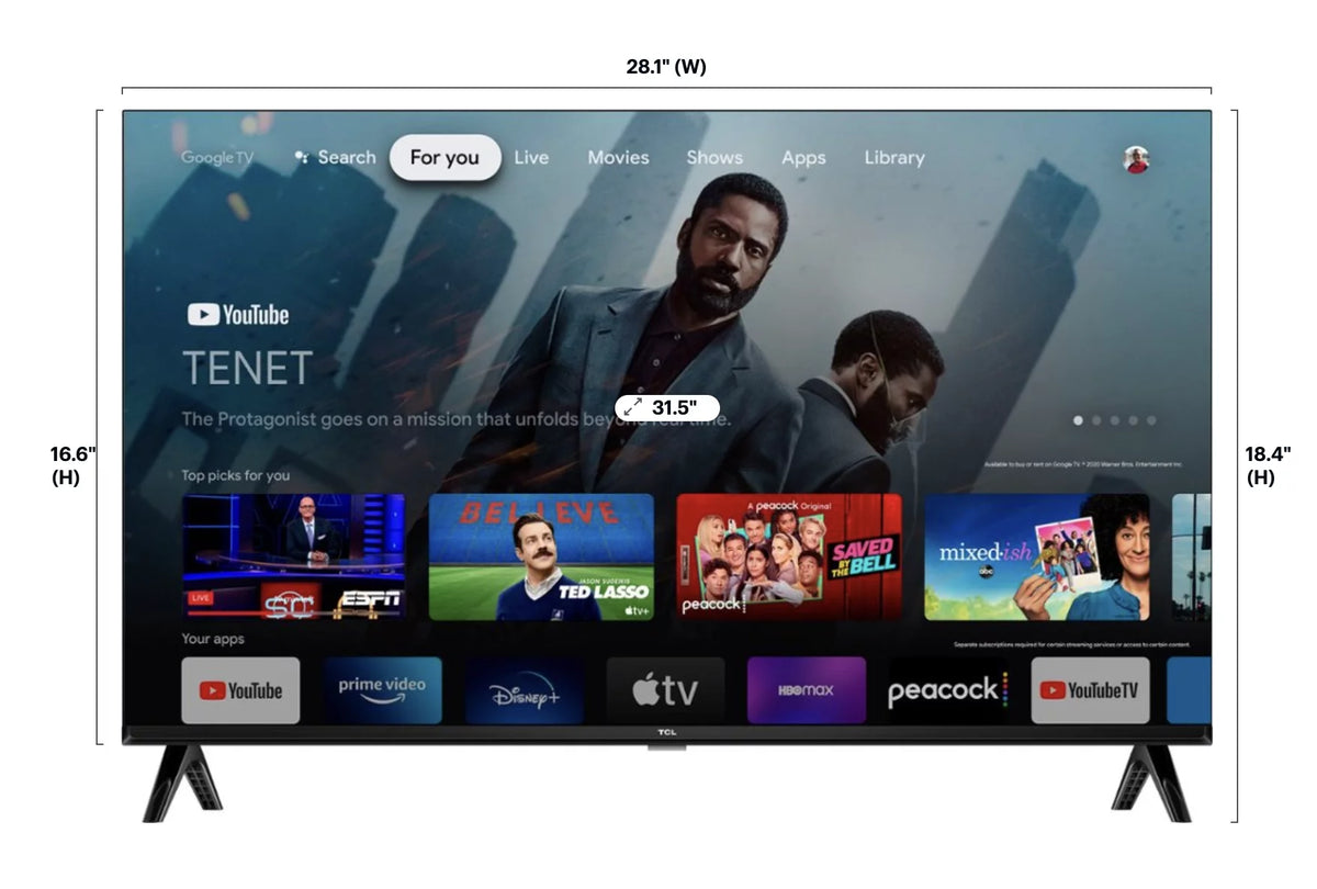 32 Class Full HD 1080p Smart Google TV N2947