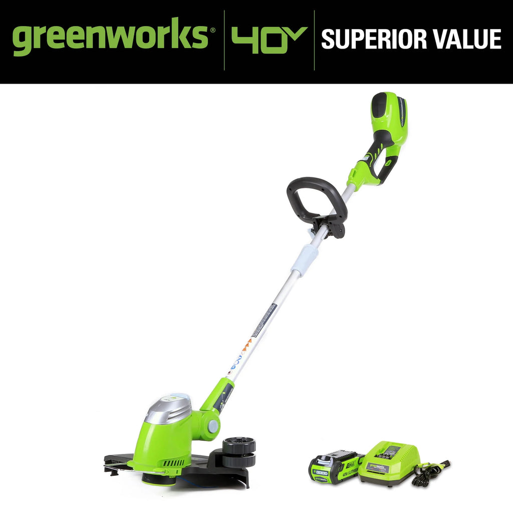 40V Cordless String Trimmer/Edger with Battery & Charger P977