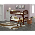 Twin Over Twin Bunk Beds with Ladder and Guard Rail U866302