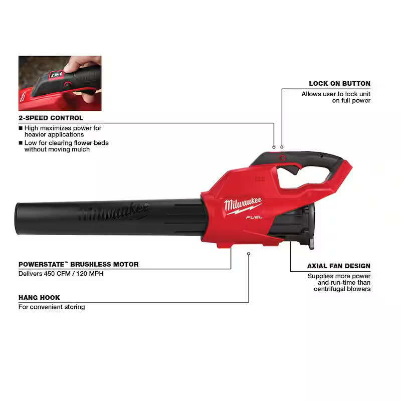 18-Volt Lithium-Ion Brushless Cordless Combo Kit (5-Tool) with Handheld Blower U421809