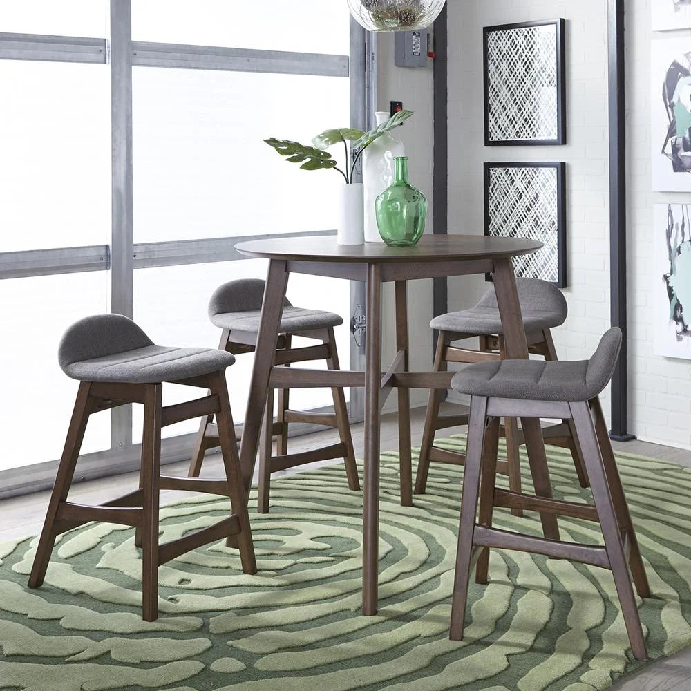 Grey Counter Chair Set of 2 X1828