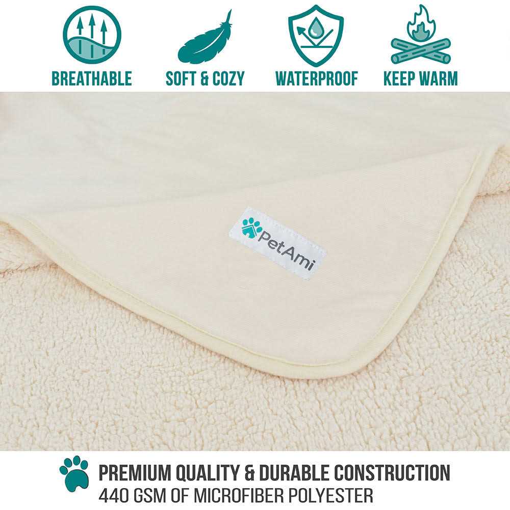 Waterproof Sherpa Fleece Pet Blanket R90662