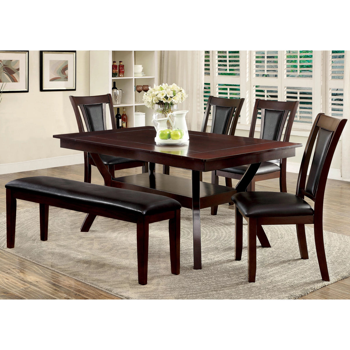 Dark Cherry Dining Table D131069