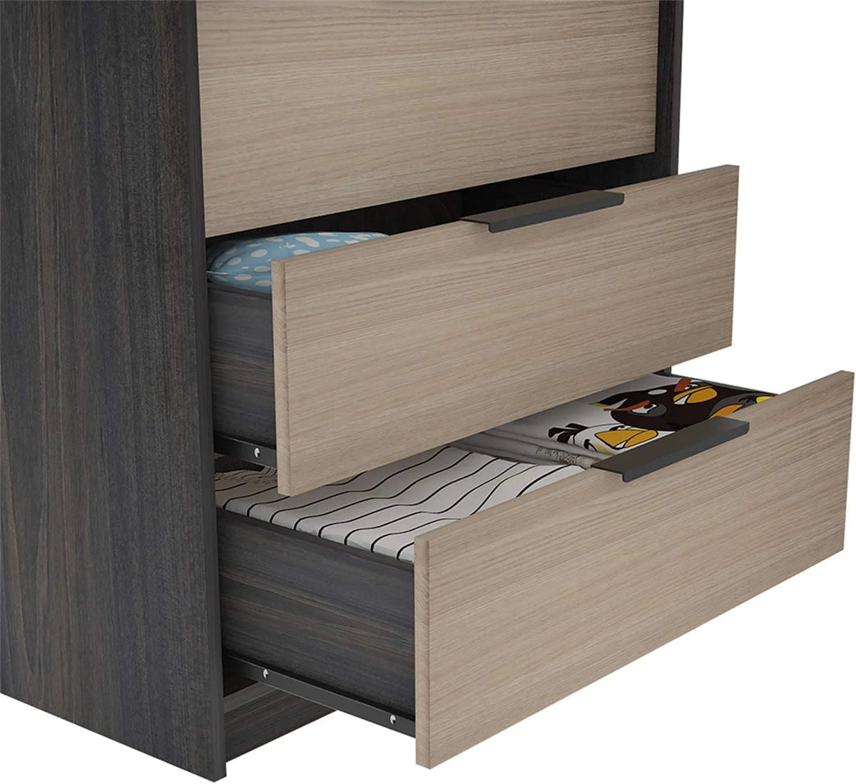 3 Door Dresser with 3 Wide Drawers Z475