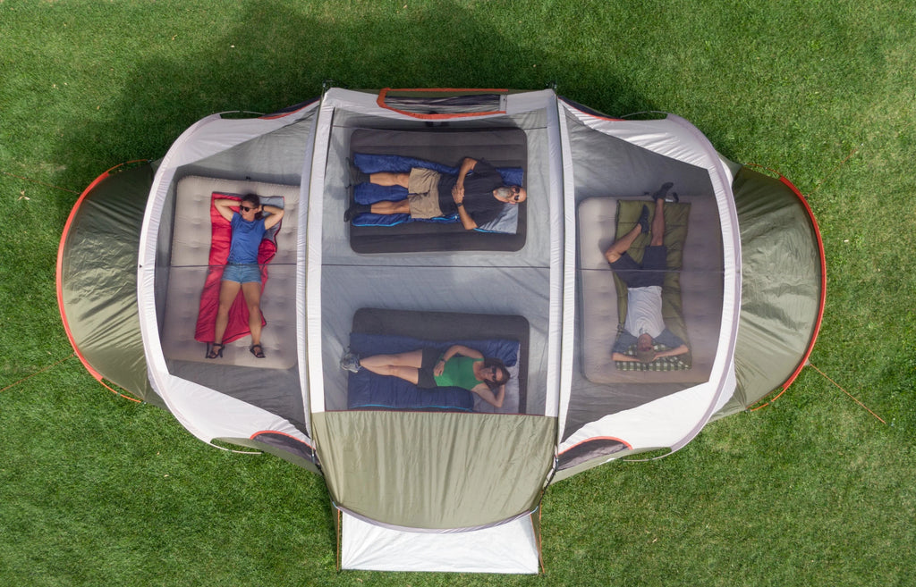18-Person Cabin Tent with 3 Covered Entrances E566