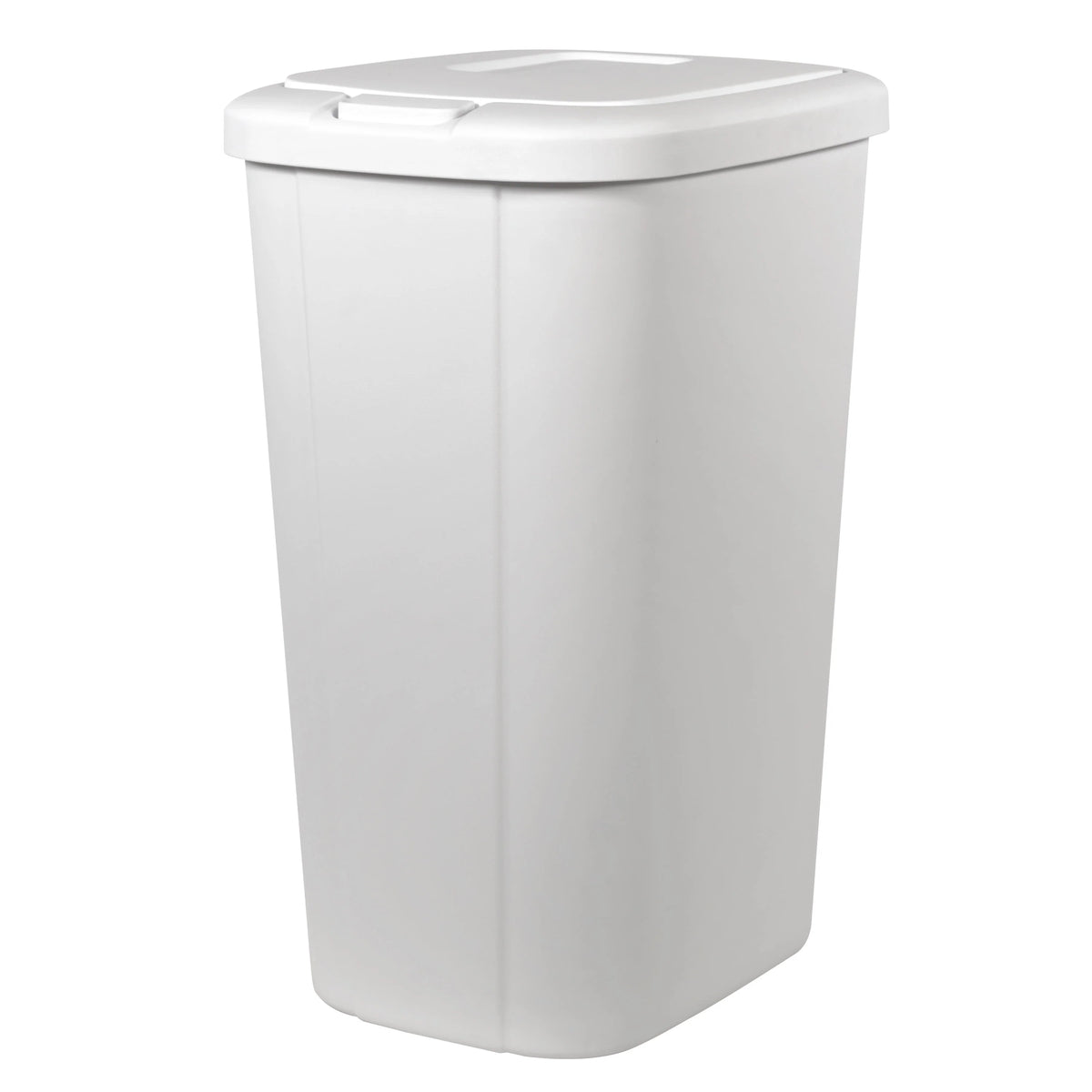 13.3 Gallon Black Plastic Touch Top Trash Can L2938