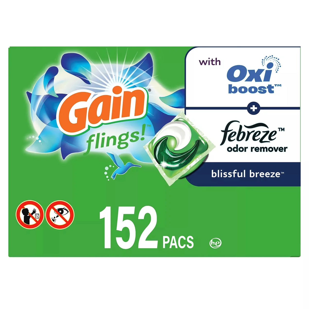 Liquid Laundry Detergent Pacs V3061