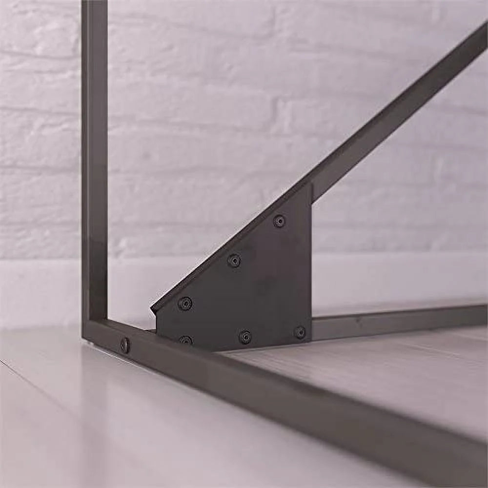 62" Industrial Wood Writing Desk E22681