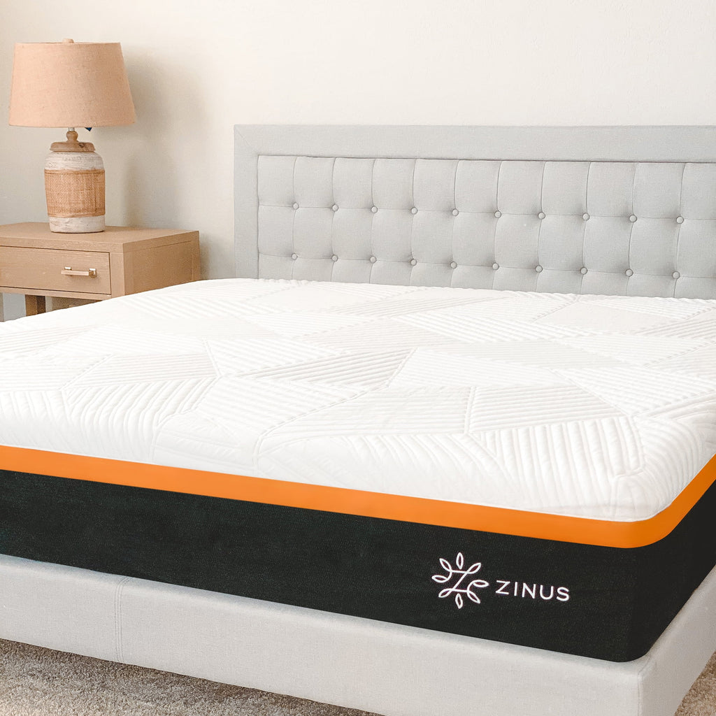 Queen Copper Memory Foam Pocket Spring Hybrid Mattress H525444