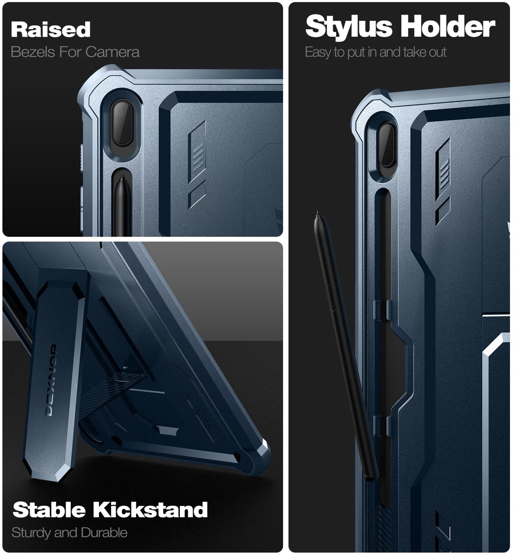 Samsung Galaxy Tab S7 FE 12.4 Inch Case with Screen Protector Kickstand Pen Holder N130