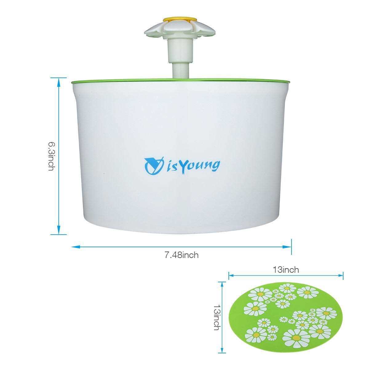 1.6L Automatic Pet Water Fountain V7772