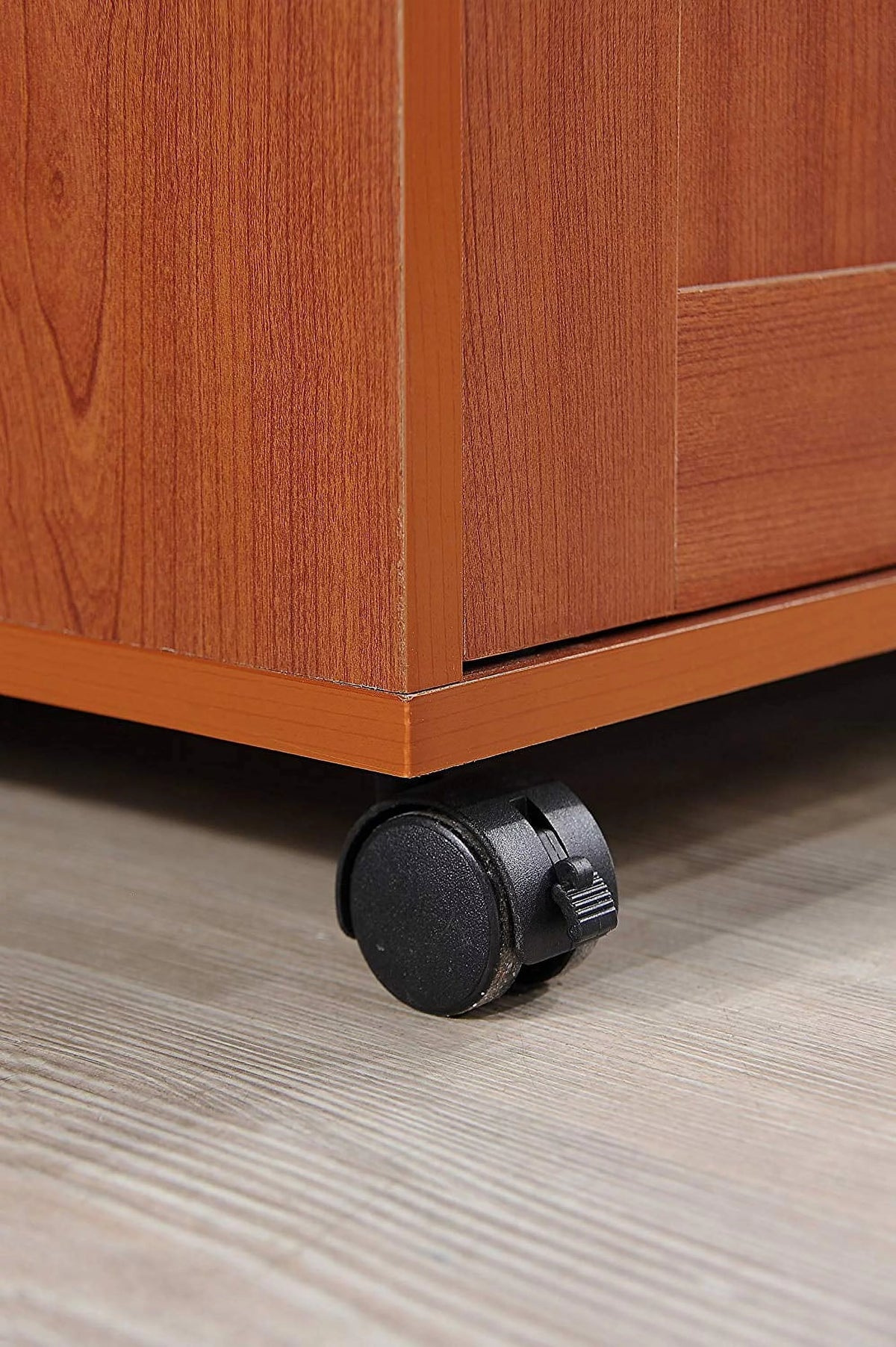 Kitchen Island with Spice Rack and Towel Holder K976