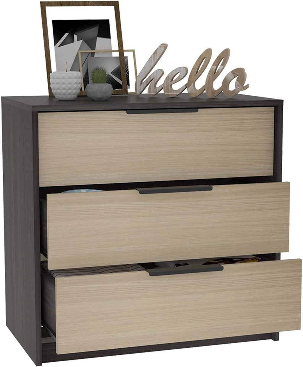 3 Door Dresser with 3 Wide Drawers Z475