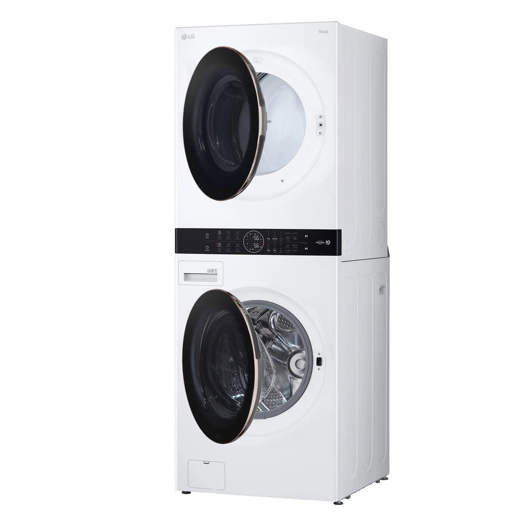White Front Load Washtower 5.2 Cu. Ft. Washer 7.4 Cu. Ft. Electric Dryer O88401
