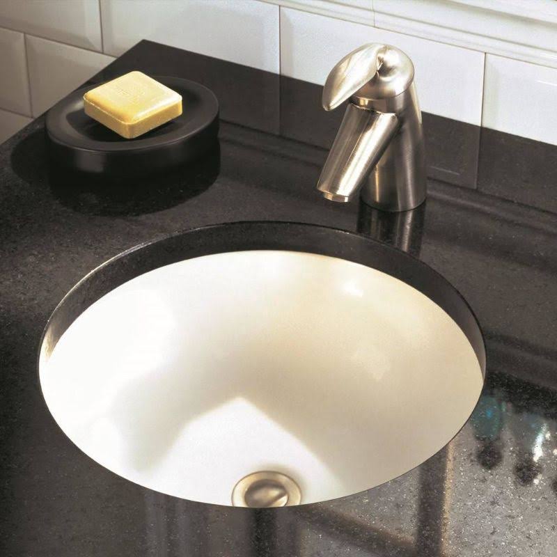 White Undermount Bathroom Sink S68792