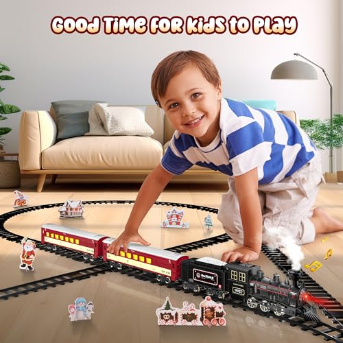 Train Set with Smoke Lights and Sound L495